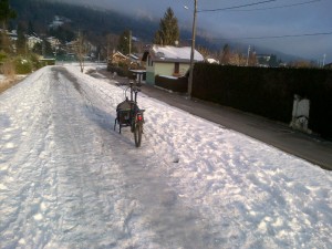 Piste glacée