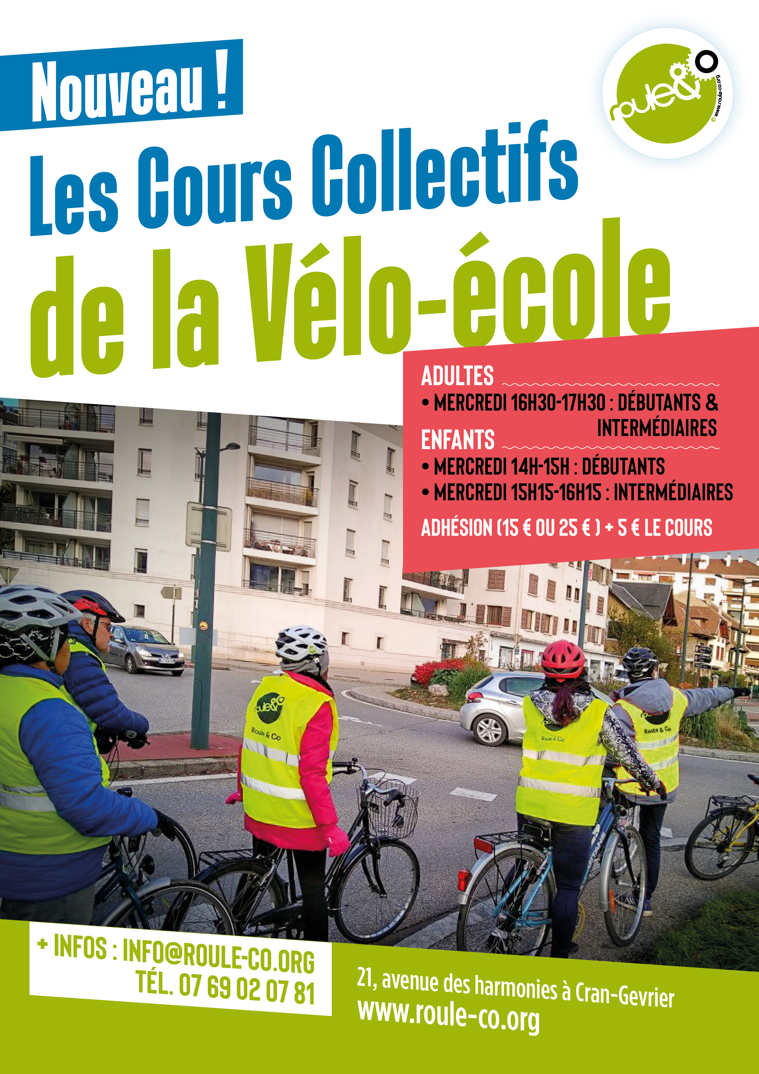 Affiche Cours collectifs mai 2023